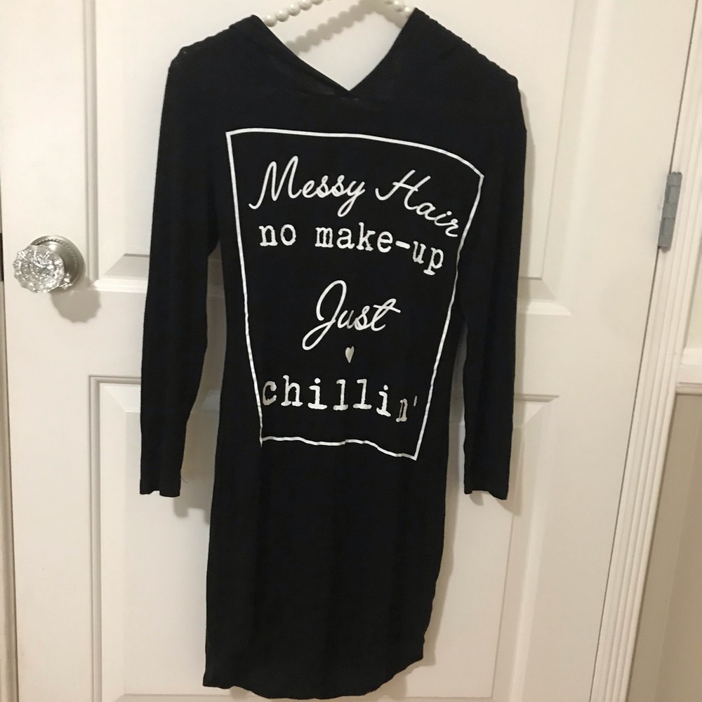 Black Night Gown